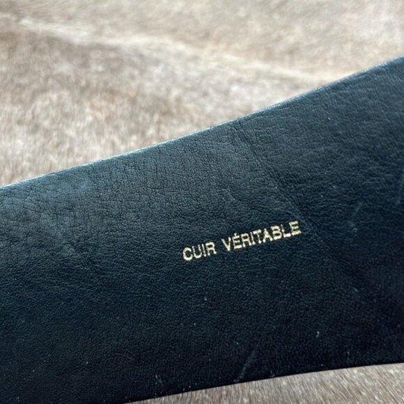 Lanvin SS 2011 Runway PFW Hinged Leather Leg Waist Belt - Picture 9 of 12